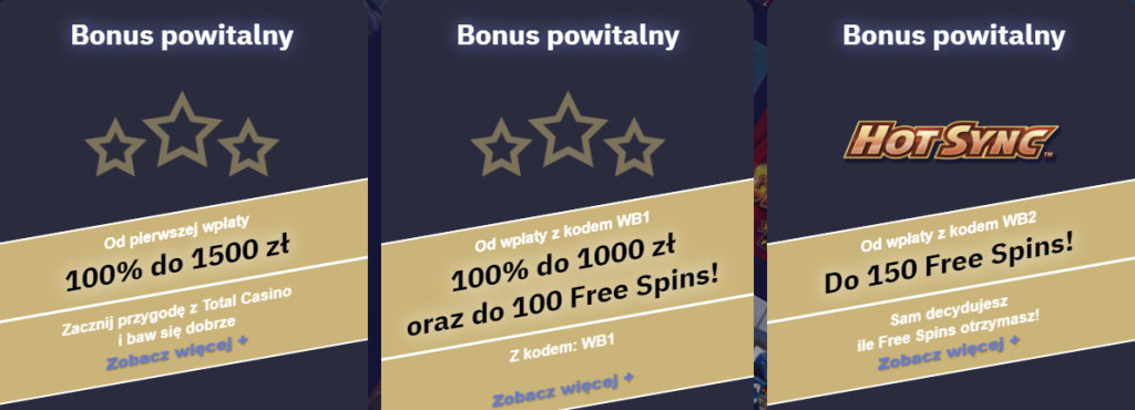 Total Casino Bonus | Promocje i Bonusy w Legalnym Kasynie